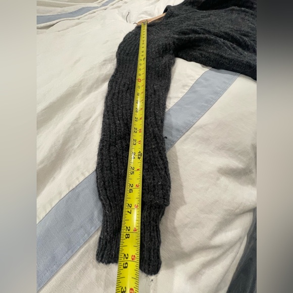 Arancrafts Ireland 100% Wool Crew Neck Sweater Grey Size XXL - Unisex jumper - Picture 9 of 10